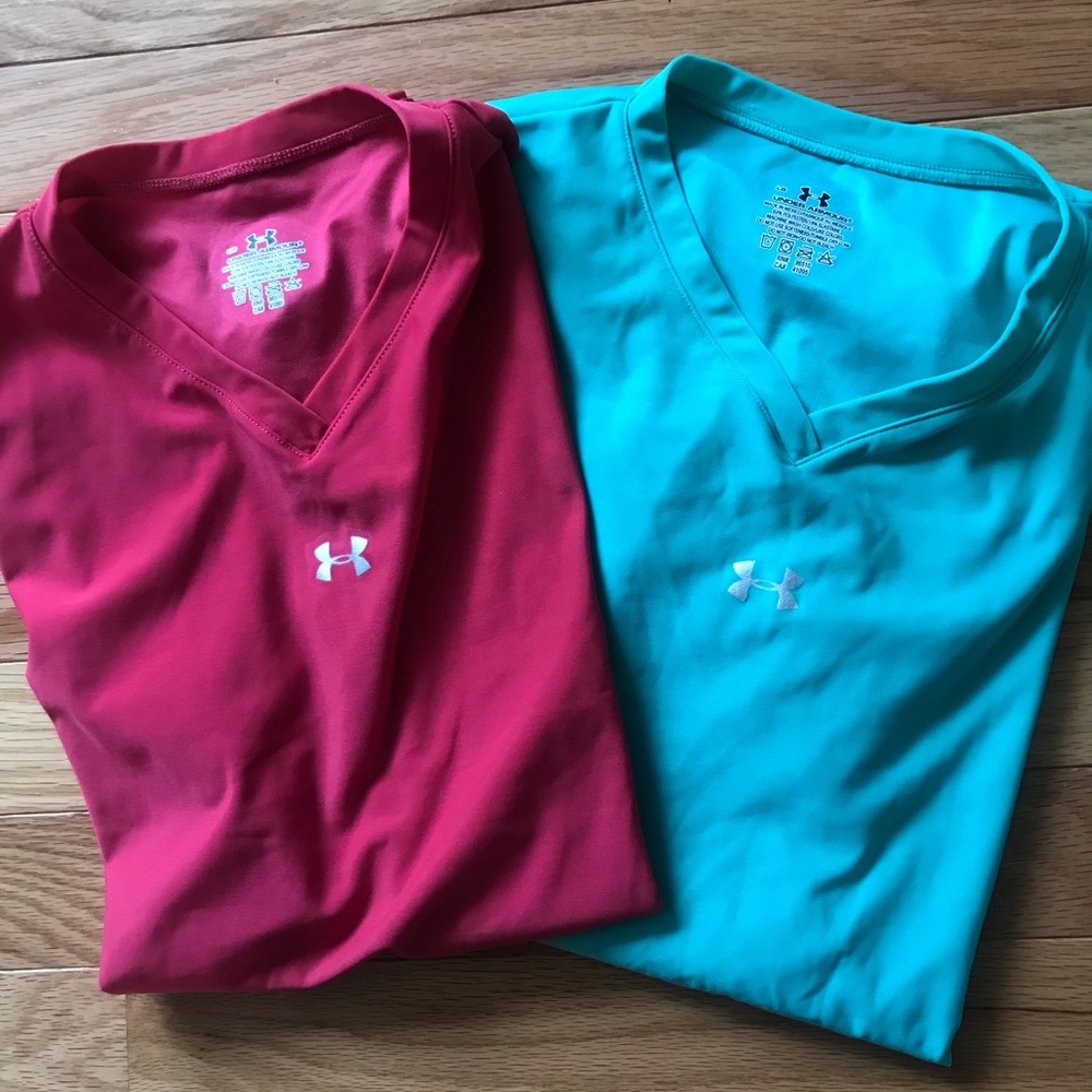 Bundle of 2 Under Armour Short Sleeve Tees Size L - Picture 1 of 6